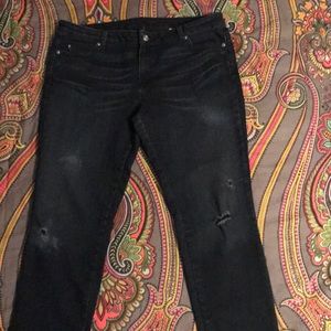 Michael Kors Dark pre-ripped Jeans